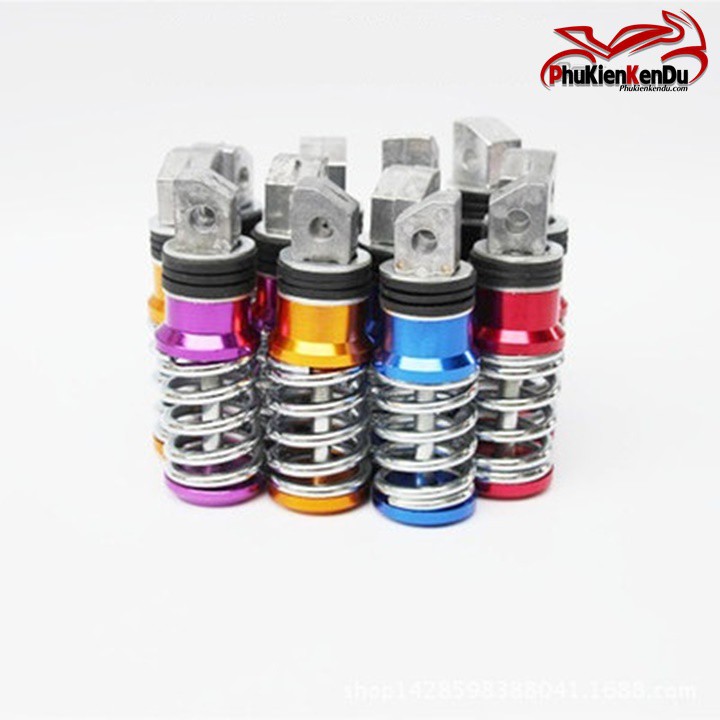 Gác chân lo xo xếp sau  Nhôm Đặc kiểu raider gắn wave, sirius, vario, exciter ab và nhiều dòng xe máy khác