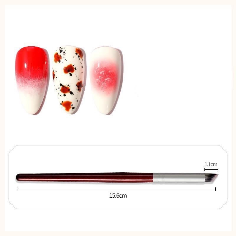 bộ cọ vẽ móng 10 cây cán gỗ