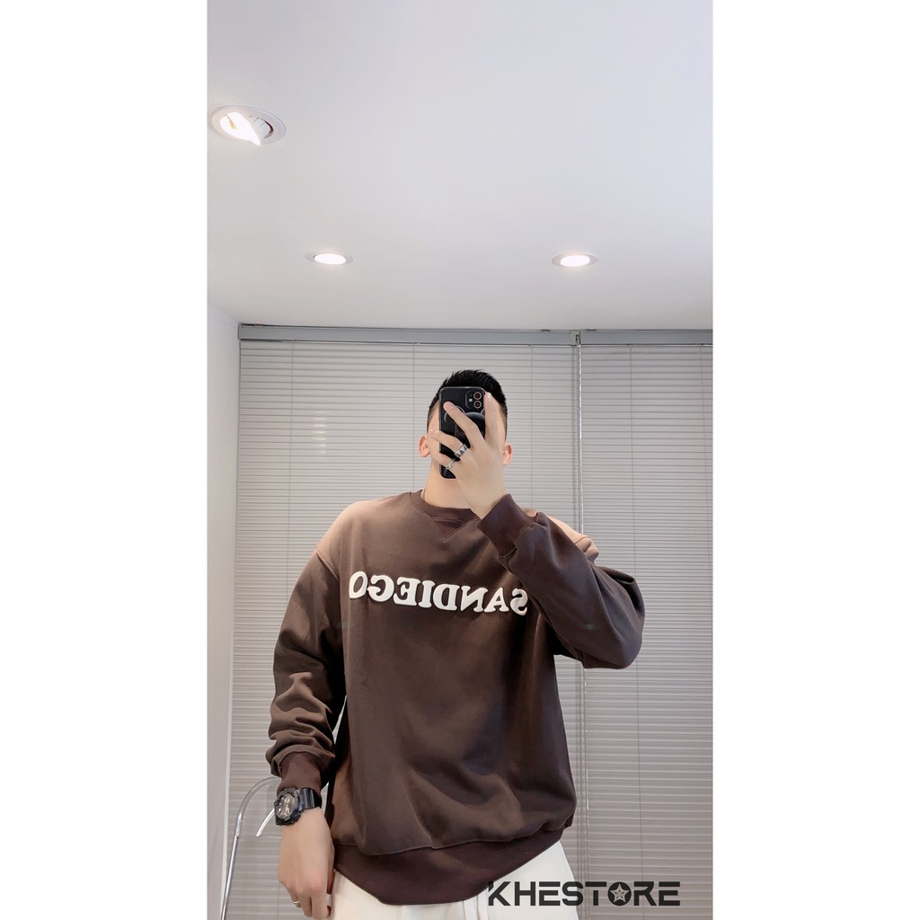Áo Sweater Khestore 9006 From Rộng Unisex  Khestore , Sweater nam nữ