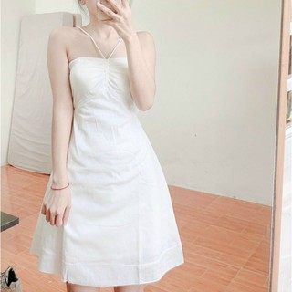 ĐẦM SUÔNG CỔ YẾM V SIÊU XINH❤HÀNG SẴN❤HÌNH THẬT CHỤP SÀN DS1946
