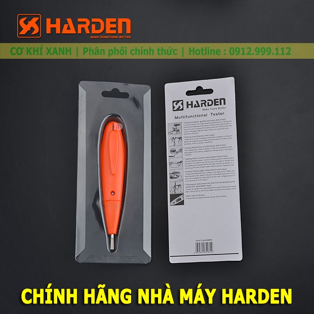 Bút thử điện cảm ứng Harden 660011 dò dây đứt ngầm dò dây nóng dây nguội, Bút thử điện không chạm không tiếp xúc an toàn