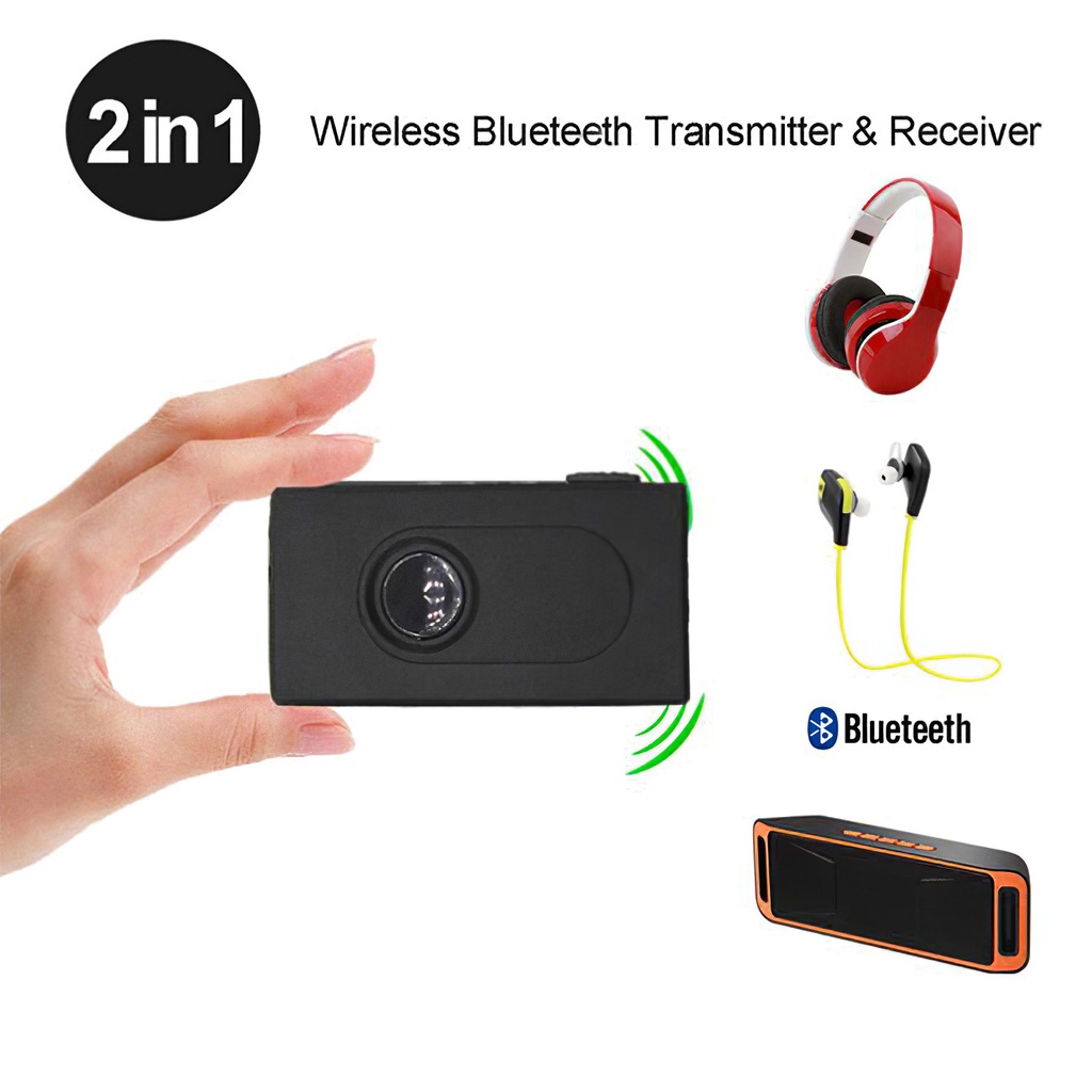 Y2-Two-in-one Portable Bluetooth Transmitter Receiver Wireless Audio Converter Bluetooth Adapter Audio Adapter Portable Bluetooth Adapter