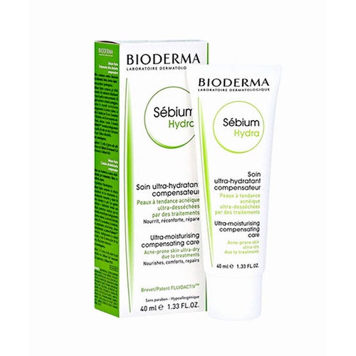 Kem dưỡng ẩm giảm khô căng, bong tróc cho da mụn Bioderma Sebium Hydra 40ml