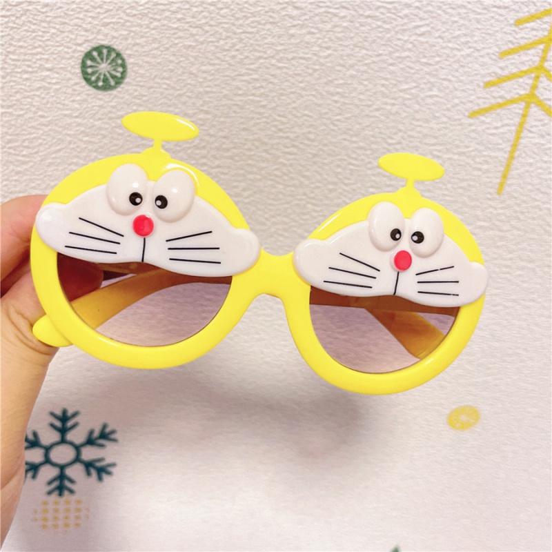 Kính mát thiết kế mèo Doraemon hoạt hình đáng yêu dành cho trẻ em