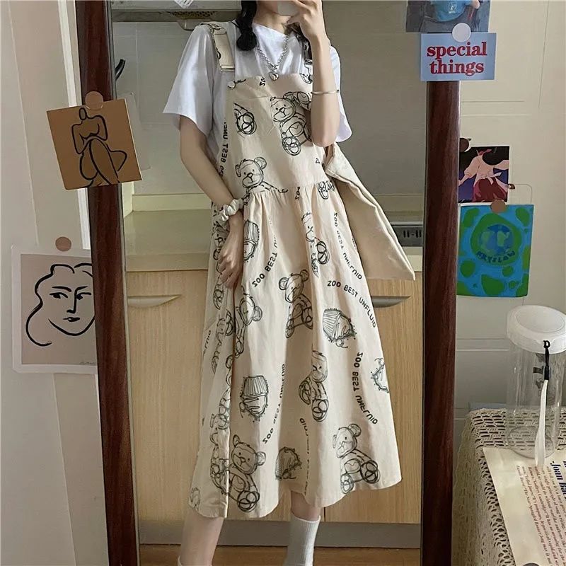 Đầm Yếm Nữ Phong Cách Hàn Quốc Xinh Xắn