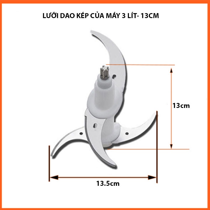 Lưỡi dao máy xay thịt đa năng 3L