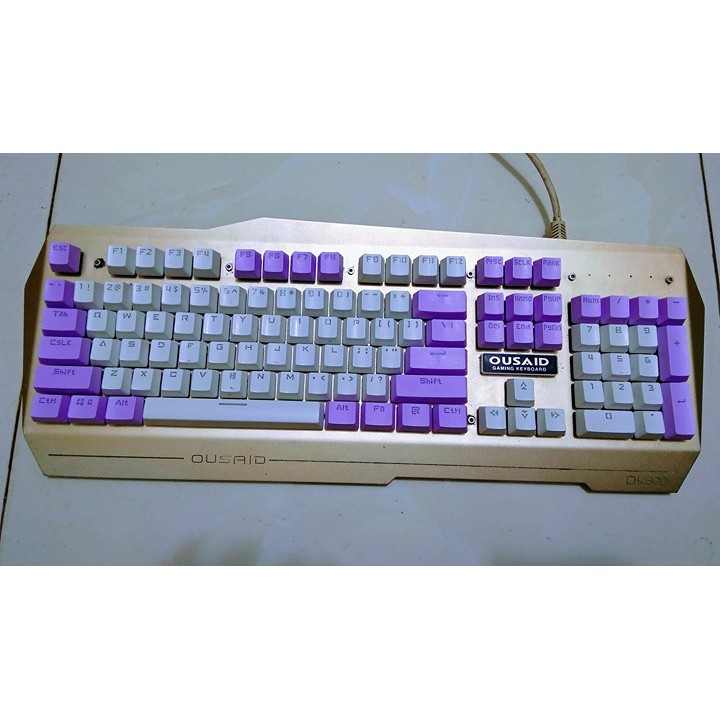 [Free ship] Keycap 110 nút phím cơ các màu ABS double shot xuyên led các màu