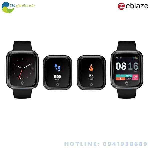 Đồng hồ thông minh Zeblaze crystal 2 theo dõi sức khỏe bảo hành 12 tháng shop thế giới điện máy