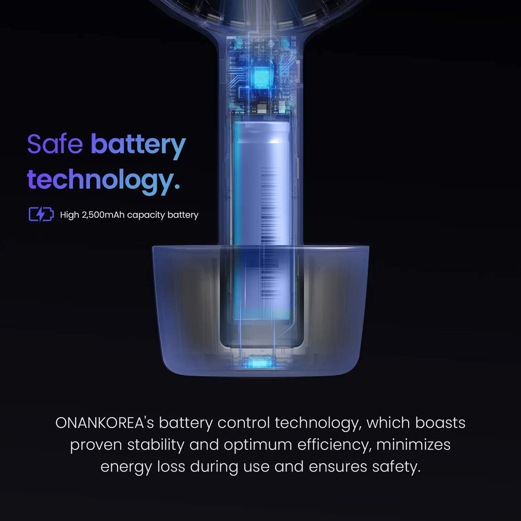 Quạt sạc cầm tay cao cấp Ringke LUMENA N9-FAN PRO 2