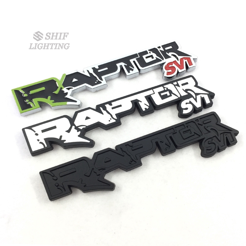 Miếng dán Bằng kim loại logo RAPTOR SVT dán trang trí xe ô tô Ford F150
