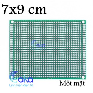 LKDT Mạch PCB đục lỗ 7x9 1 mặt xanh