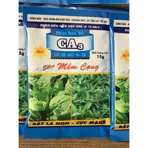 Phân bón lá GA3 LP 16-40-4 Siêu Mềm Cọng - gói 15gr