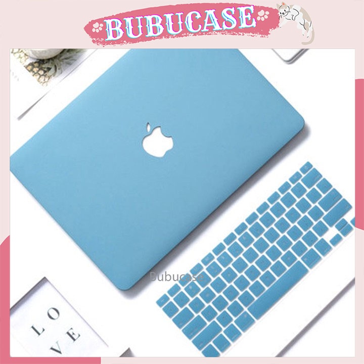 Ốp Macbook - Case Macbook Nhựa Dẻo Màu Pastel - Combo 2in1 Tặng Kèm Phủ Phím Cùng Màu - Full Dòng Máy - Link 1