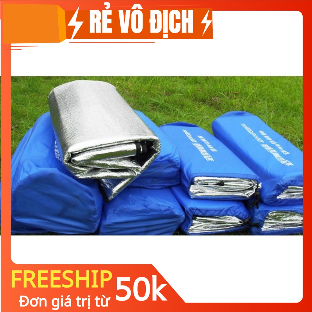 Miếng đệm cách nhiệt 2 mét x 2 mét trải trong lều nằm cho êm, đỡ lạnh
