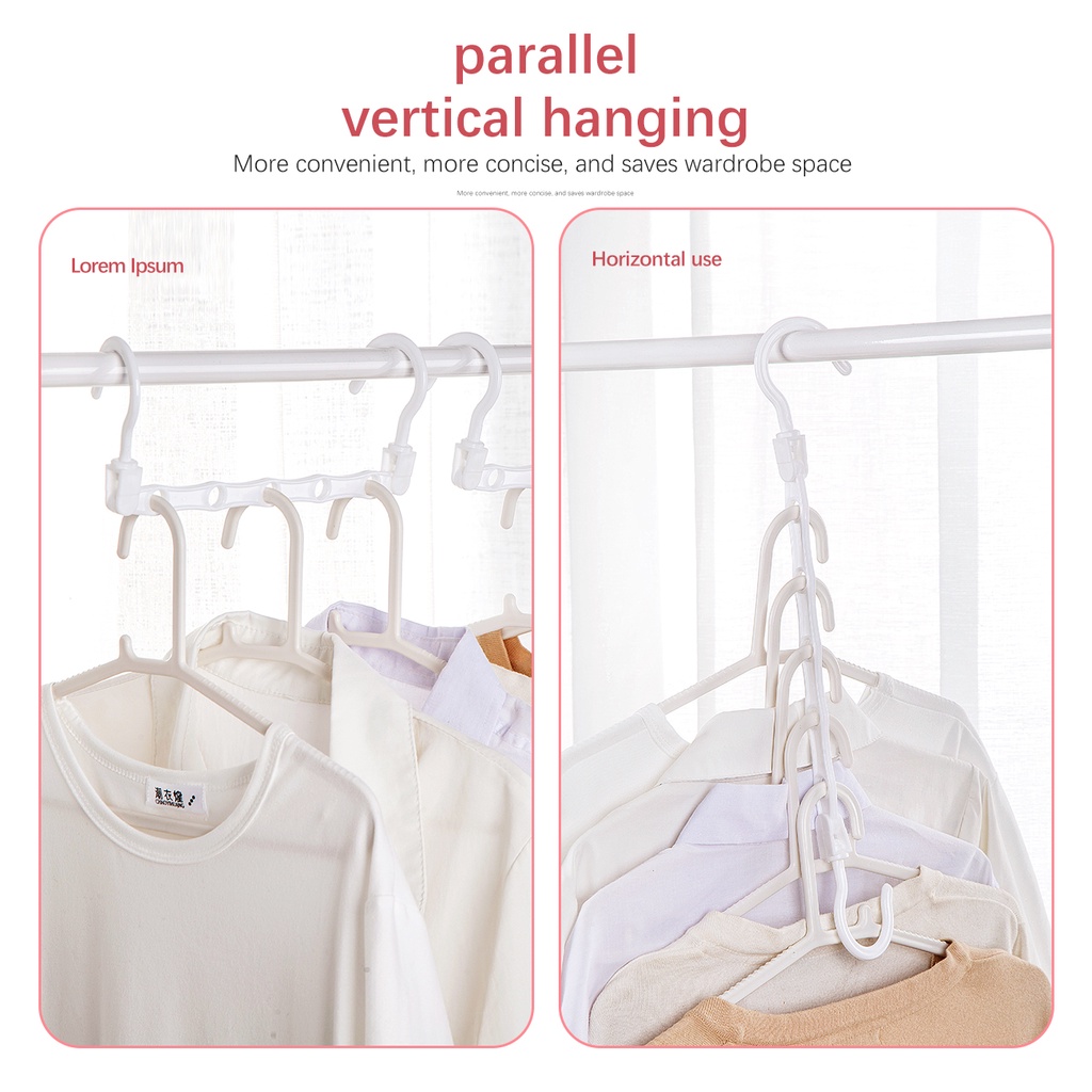 Móc treo quần áo JUJIAJIA đa năng chống trượt tiện lợi