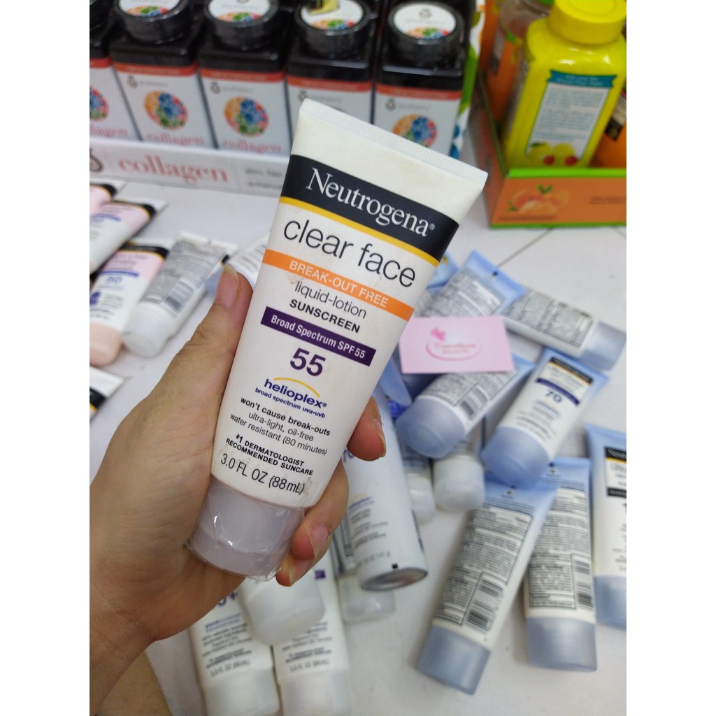 Kem chống nắng Neutrogena nhiều loại hàng chính hãng mỹ 88ml