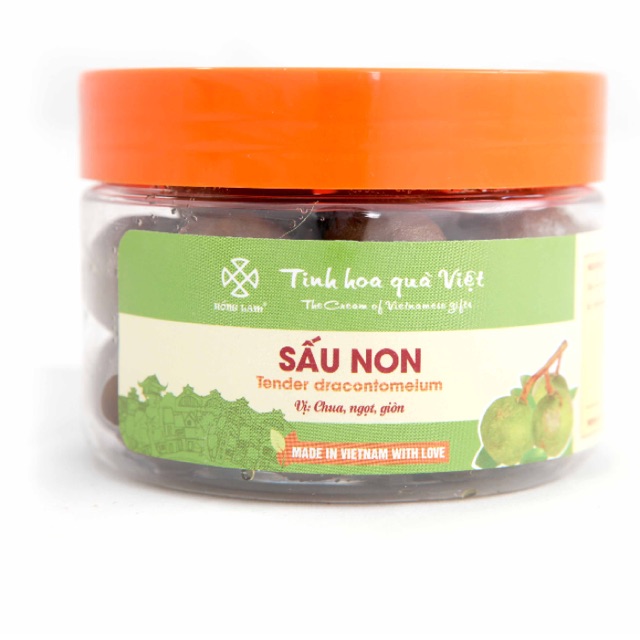 SẤU NON HỒNG LAM 200g