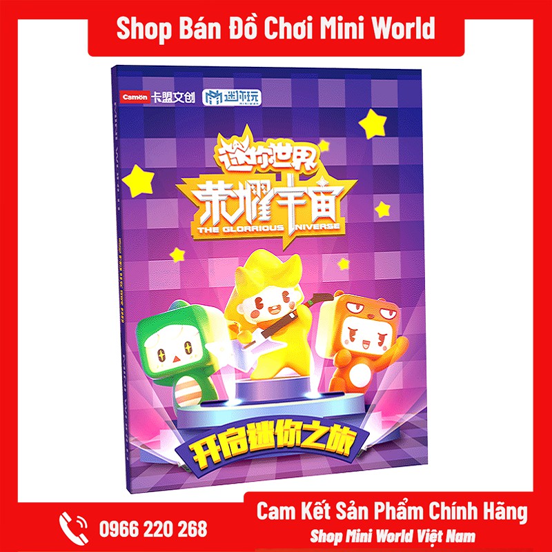 Album Đựng Thẻ Bài Mini World [80 Ngăn Chứa Thẻ Bài]