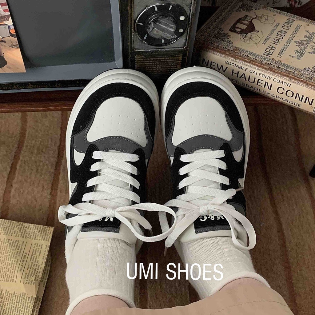 Giày Thể Thao Nữ Đế Bằng Bánh Mì Basic mã LULU vải canvas bata mới hot phong cách retro ulzzang đẹp cá tính