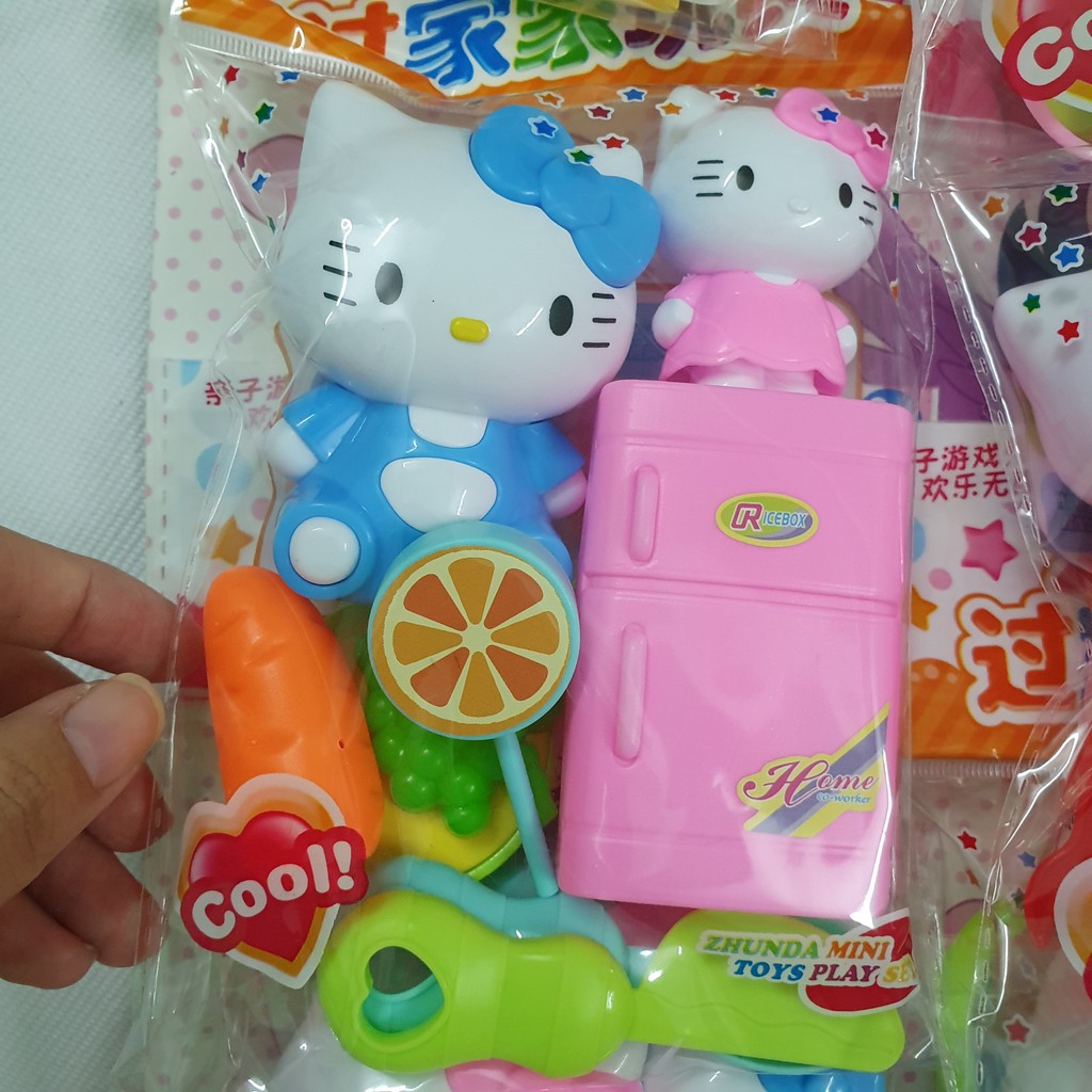 Đồ chơi nấu ăn cho bé gái, đồ chơi hello kitty nhà bếp, đồ chơi cho em bé gái