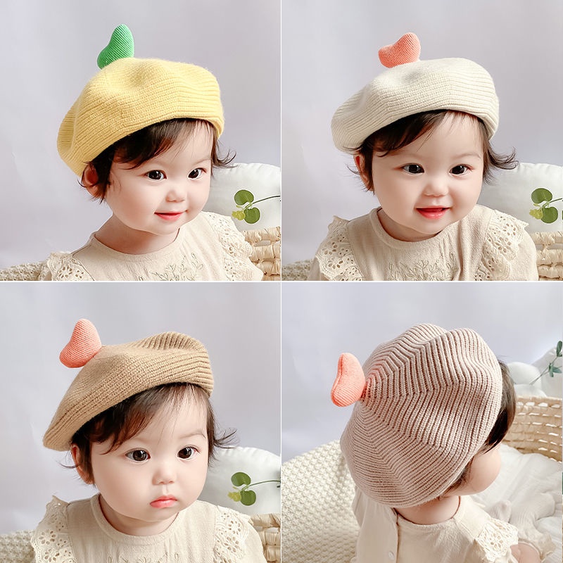 Mũ Nồi Phong Cách Hàn Quốc Dễ Thương Cho Bé Gái