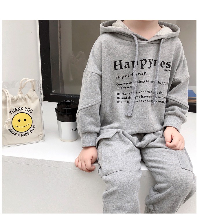 Bộ Quần Áo Nỉ Thời Trang Hoodie HP Cho Bé Trai Và Bé Gái Size 8-25kg KidsOne [HP01]