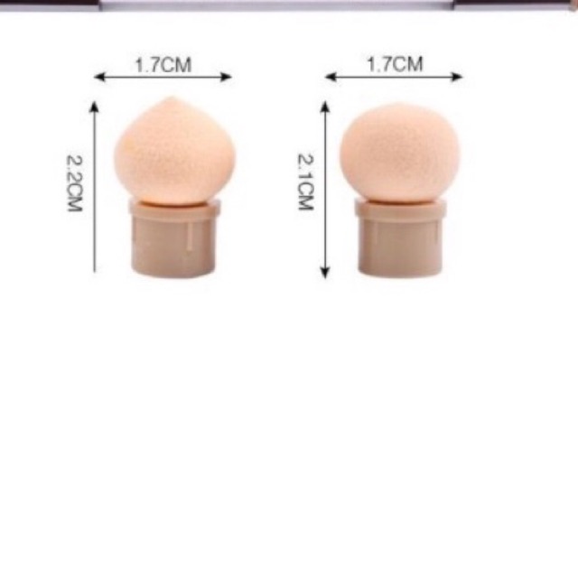 Đầu cọ mút dặm omber