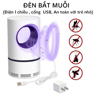 Đèn bắt muỗi hình trụ thông minh