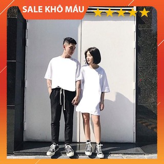 [ẢNH THẬT+VIDEO] ÁO THUN trơn TRẮNG UNISEX