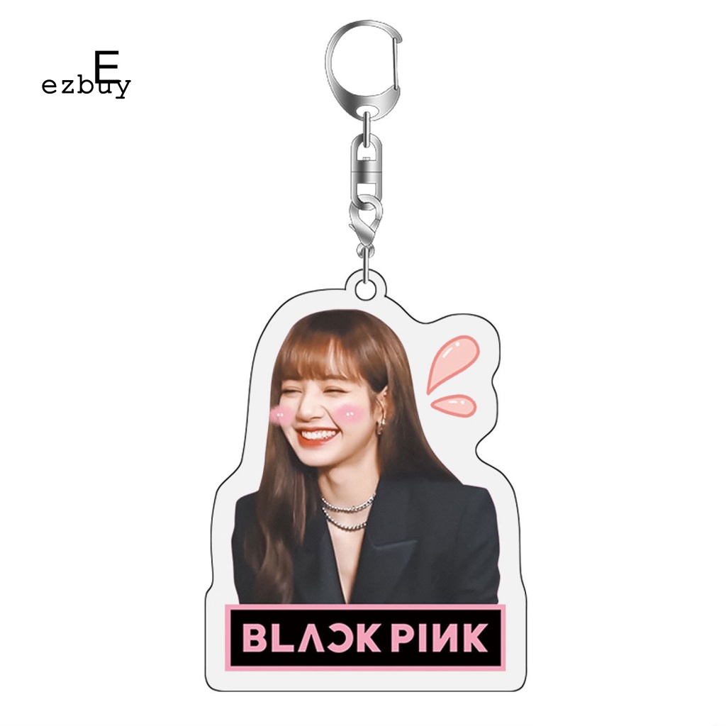 Giá Đỡ Chìa Khóa / Ảnh Hai Mặt Bằng Acrylic Hình Lisa Blackpink