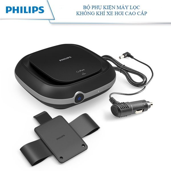 [Mã ELHA22 giảm 5% đơn 300K] Máy lọc không khí trên oto, xe hơi Philips Cao Cấp Airmax GoPure 100