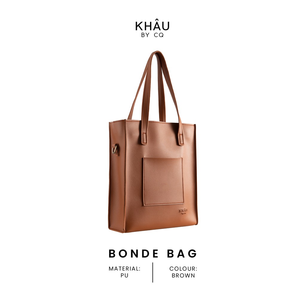 [Mã WABRWB24 giảm 30K đơn 99K] KHÂU BY CQ- Túi Bonde Tote