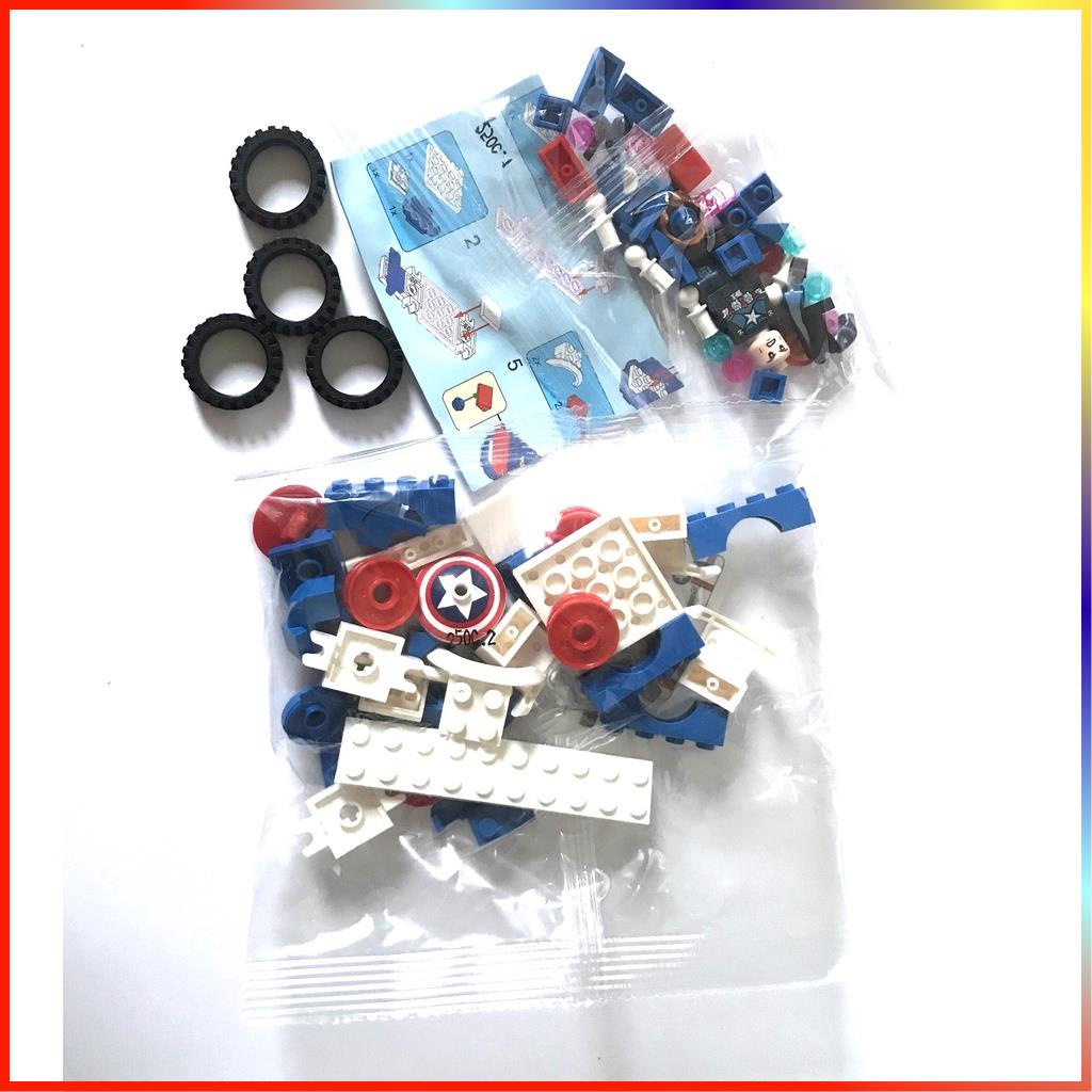 Bộ đồ chơi lắp ráp xếp hình lego siêu anh hùng MG250 người sắt ironman/ người nhện spiderman/ captain america/ Green man