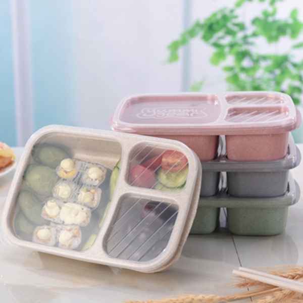 Hộp đựng cơm bento chất liệu sợi rơm lúa mạch