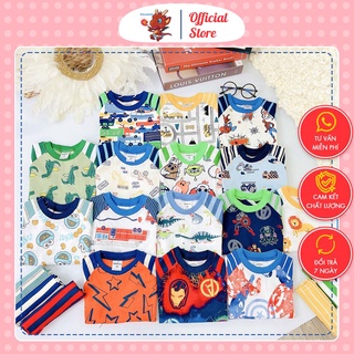 Bộ Cộc Tay Chất Cotton Mềm Mịn Co Giãn Cho Bé Trai - 18