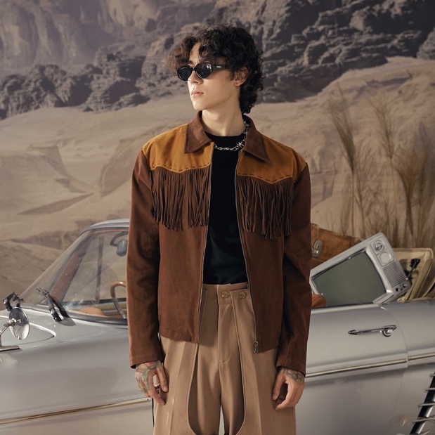 BLANKESPACE Áo Khoác Dessert Jacket Vải Da Lộn Thời Trang Nam Nữ Unisex