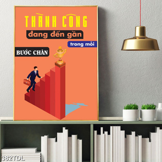 Decal slogan trang trí văn phòng số 382