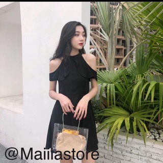 ORDER Đầm xoè hở vai xinh (ảnh thật sau)
