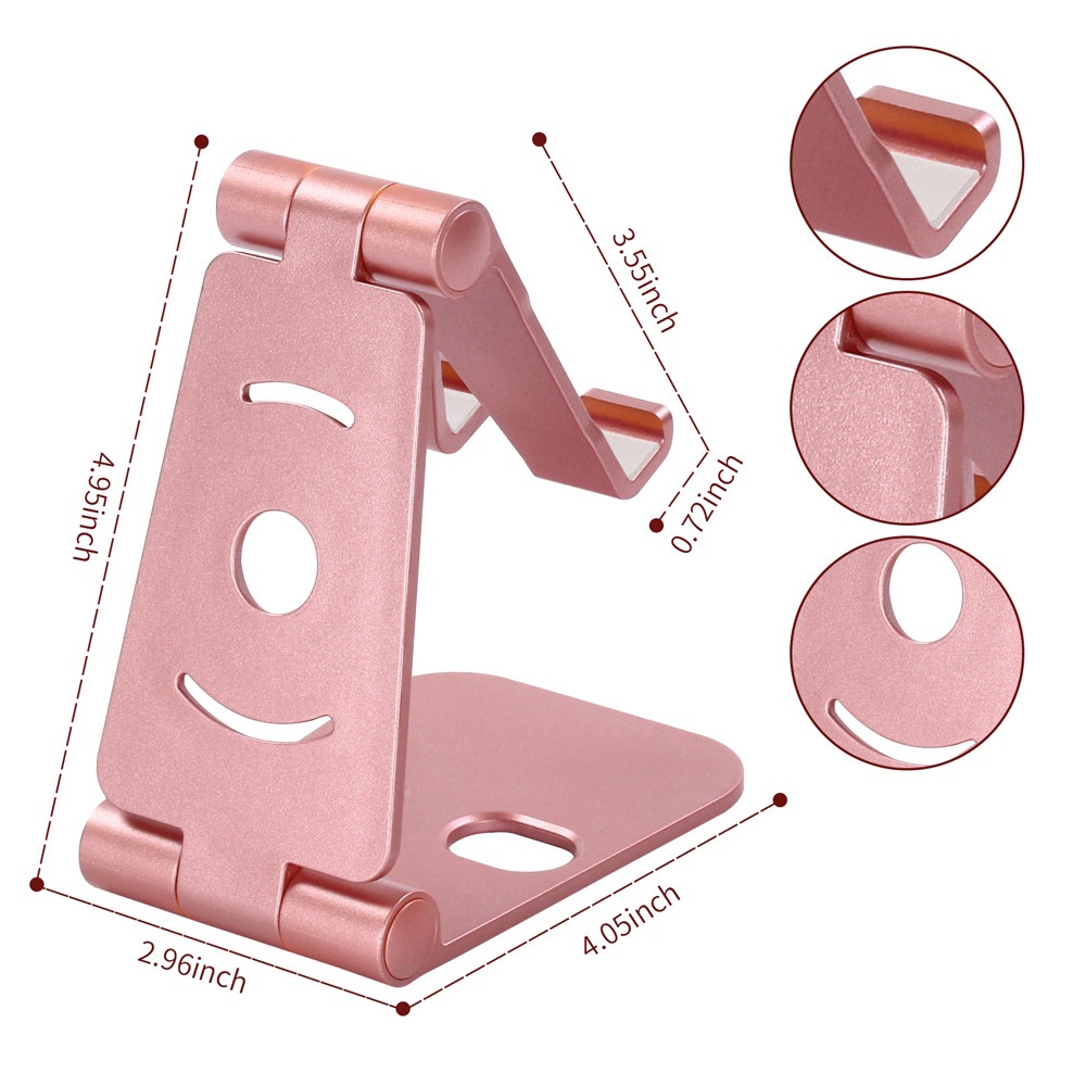 Giá Đỡ Điện Thoại Để Bàn Mini Xếp Gọn Có Thể Điều Chỉnh 270 Độ Cho Iphone Andorid