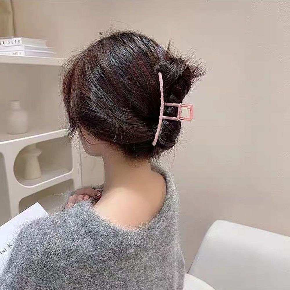TWINKLE Kẹp Tóc Hình Cá Mập Màu Gradient Thiết Kế Đơn Giản Thời Trang Cho Nữ