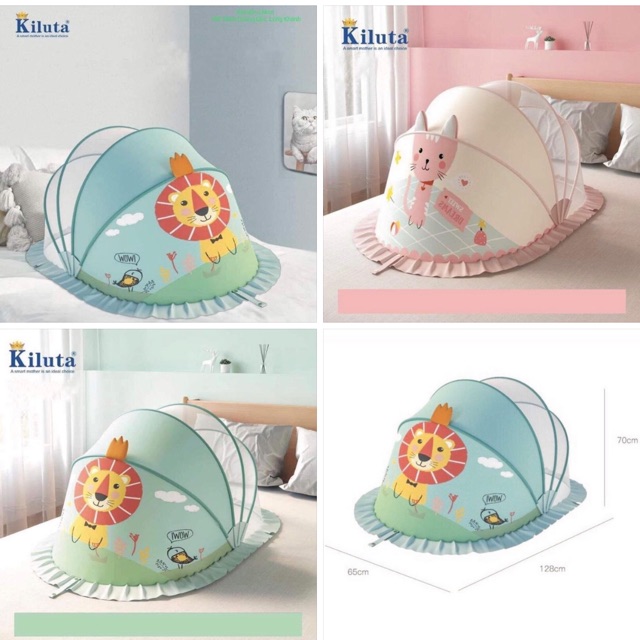 Mùng chụp gấp gọn cho bé