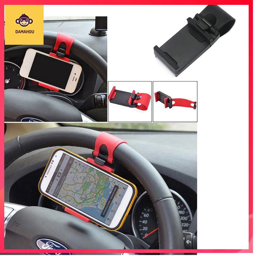 Giá đỡ điện thoại gắn vô lăng xe hơi tiện dụng | BigBuy360 - bigbuy360.vn