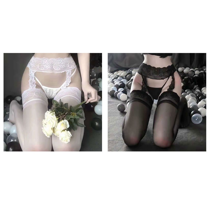 Tmdbyx Vớ dài qua gối phối ren quyến rũ dành cho nữ