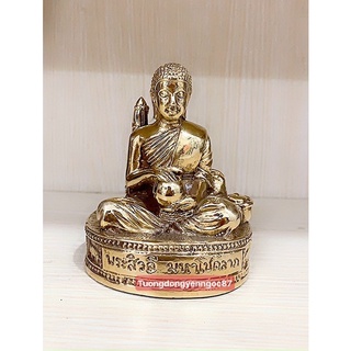 Tượng đồng ngài Sivali ngồi 9 cm