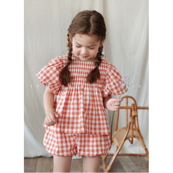 Set bộ áo kiểu quần bí Melisa cho bé gái