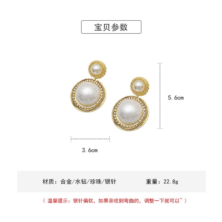 Đôi Khuyên Tai Dáng Dài Đính Ngọc Trai Thời Trang Cho Cô Dâu