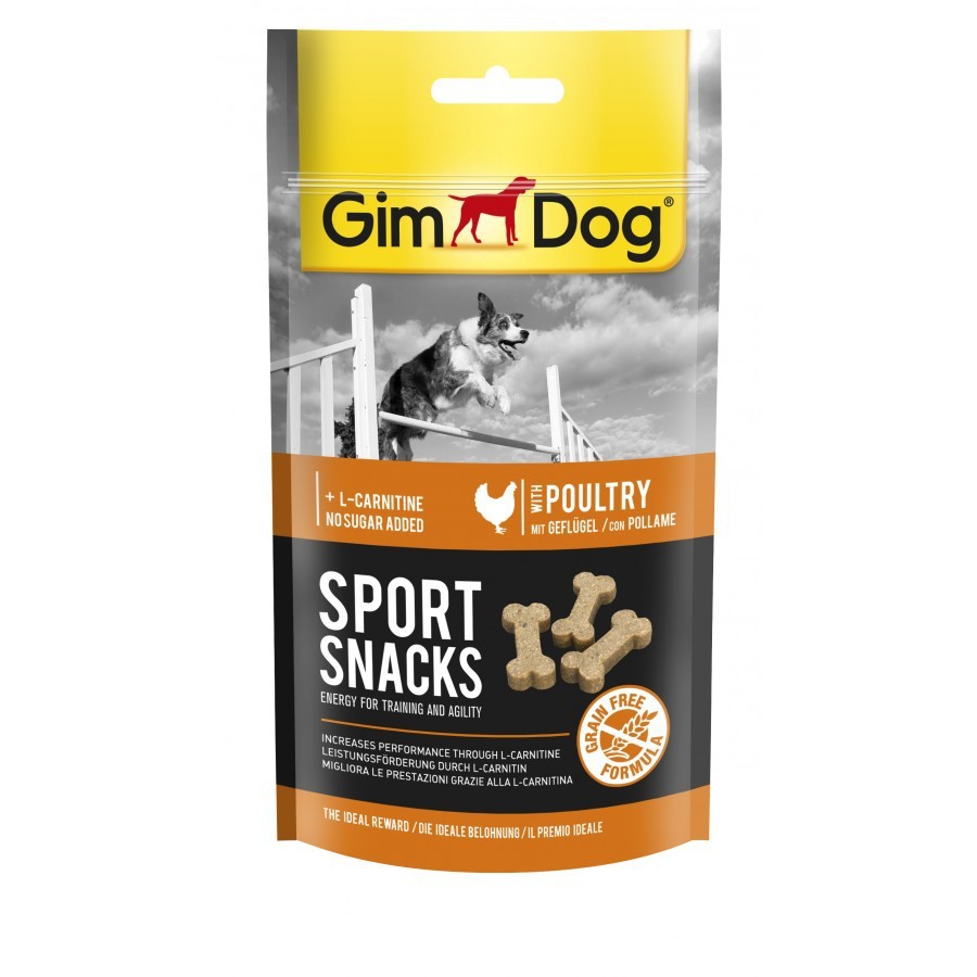 Bánh thưởng cho chó Gimdog sport snacks 60g, thức ăn snack vặt huấn luyện cún Con Mèo Xiêm
