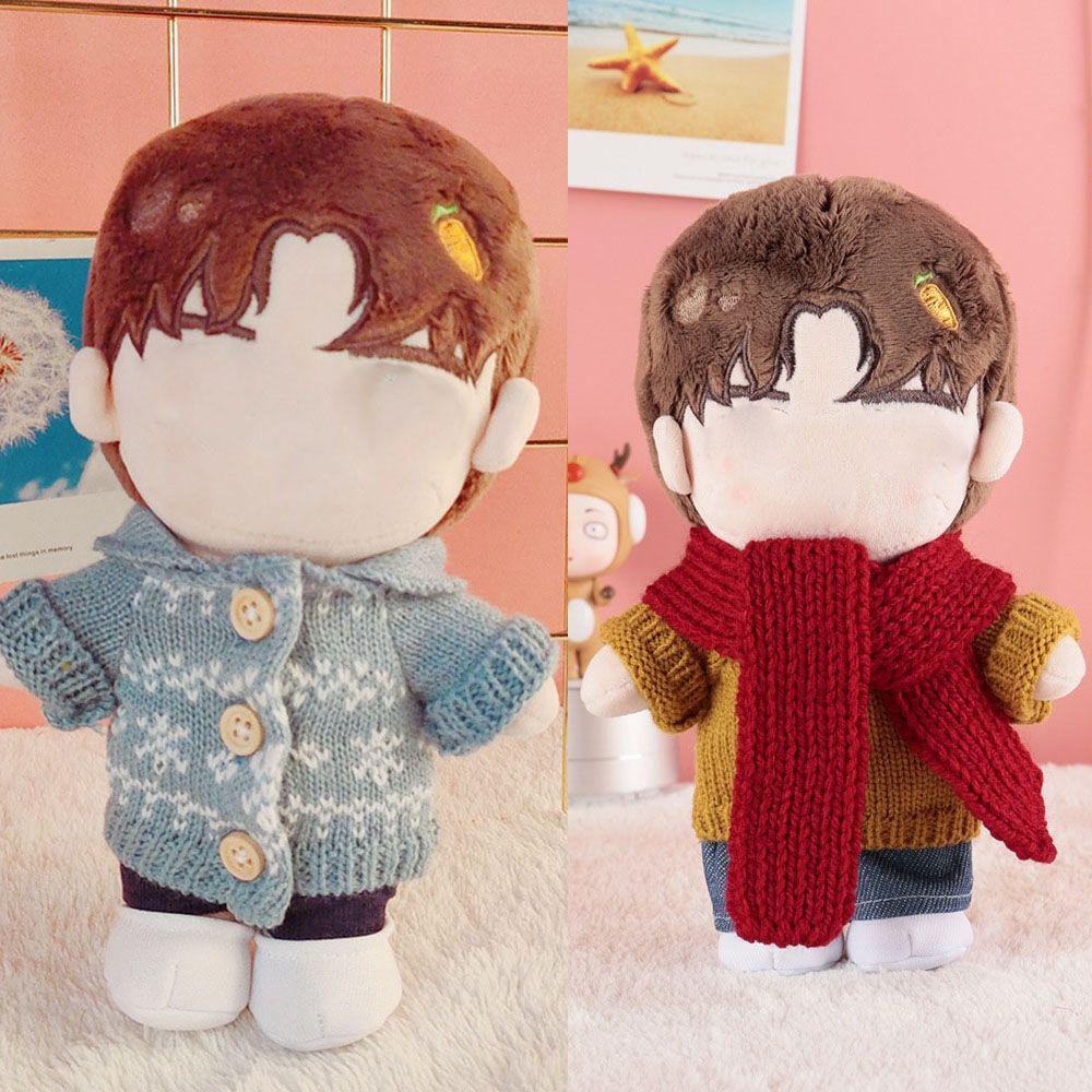 Bộ Quần Áo Bằng Cotton Màu Cầu Vồng Dành Cho Búp Bê 20cm