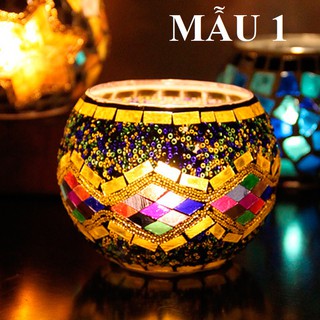 Cốc thủy tinh đựng nến lung linh Turkey