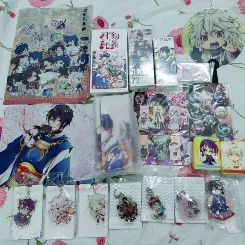 MÓC KHÓA postcard bookmark TOUKEN RANBU